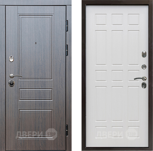 Входная металлическая Дверь Престиж Классика Венге Спарта Лиственница белая в Фрязино