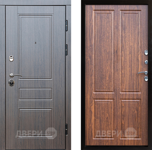 Входная металлическая Дверь Престиж Классика Венге Премиум Орех светлый в Фрязино