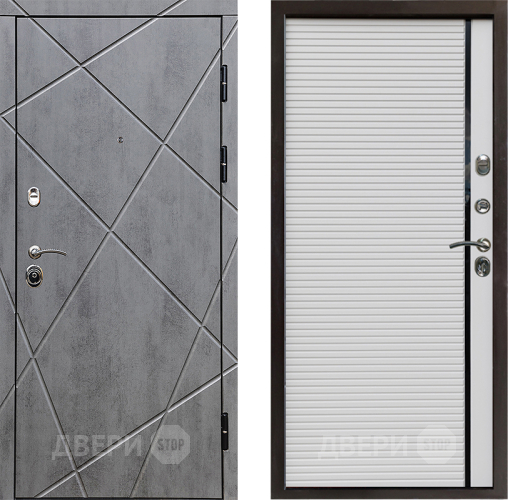 Входная металлическая Дверь Престиж Лучи Porte Белый в Фрязино