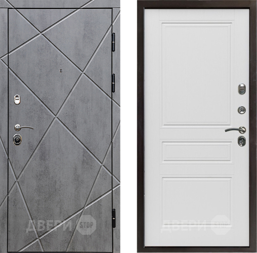 Входная металлическая Дверь Престиж Лучи Классика Лиственница белая в Фрязино