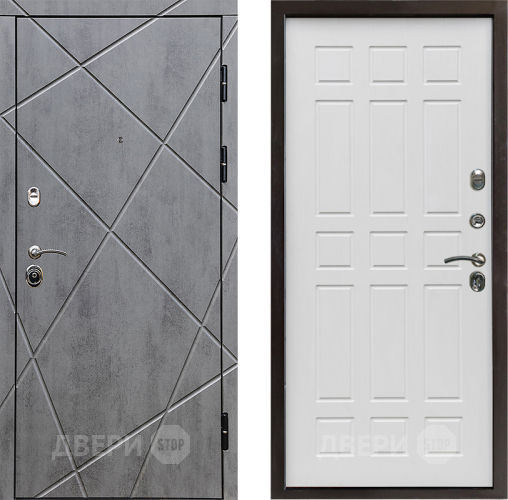 Входная металлическая Дверь Престиж Лучи Спарта Белое дерево в Фрязино