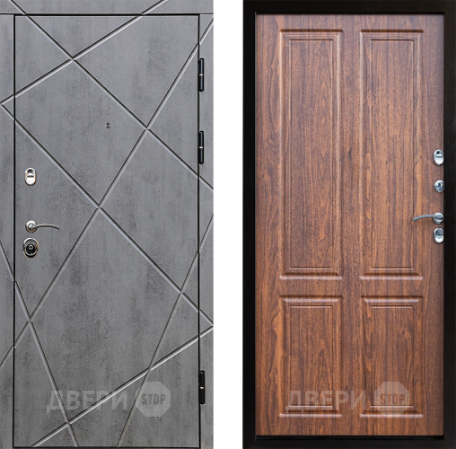 Входная металлическая Дверь Престиж Лучи Премиум Орех светлый в Фрязино