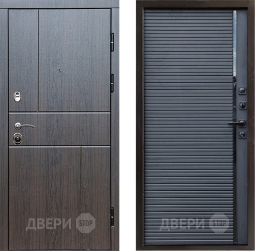 Входная металлическая Дверь Престиж Горизонт Венге Porte Черный кварц в Фрязино