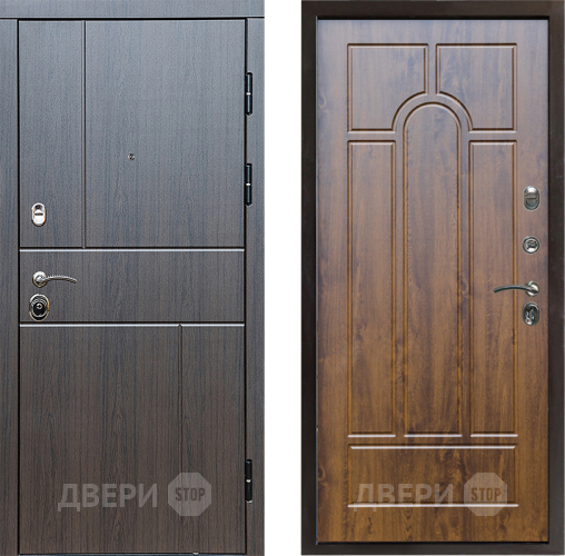 Входная металлическая Дверь Престиж Горизонт Венге Арка Дуб в Фрязино