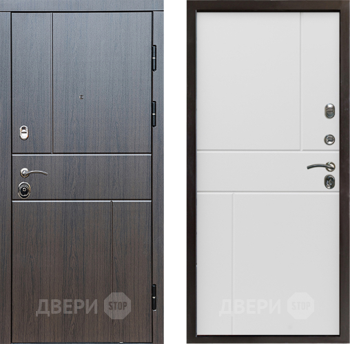 Входная металлическая Дверь Престиж Горизонт Венге Горизонт Бетон белый в Фрязино