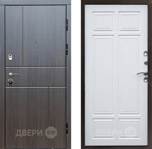 Входная металлическая Дверь Престиж Горизонт Венге Премиум Лиственница белая в Фрязино