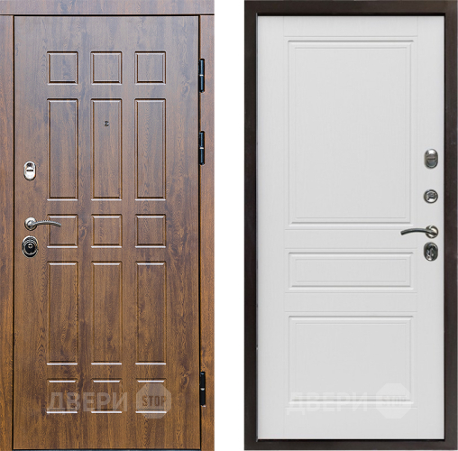 Входная металлическая Дверь Престиж Стандарт Классика Лиственница белая в Фрязино