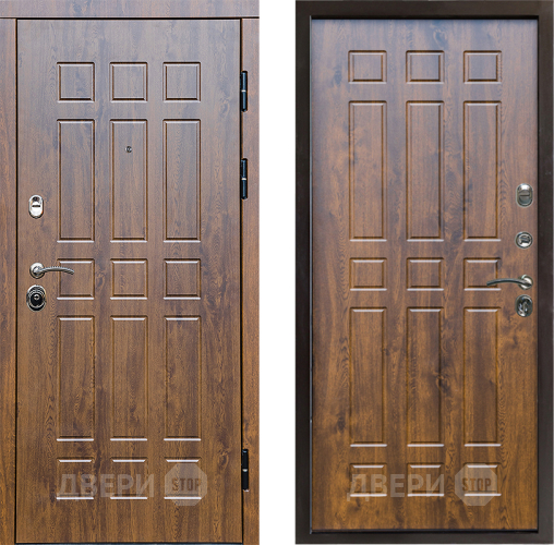 Входная металлическая Дверь Престиж Стандарт Спарта Дуб в Фрязино