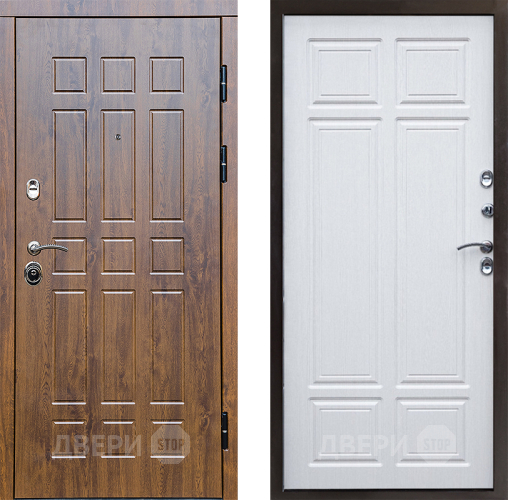 Входная металлическая Дверь Престиж Стандарт Премиум Лиственница белая в Фрязино