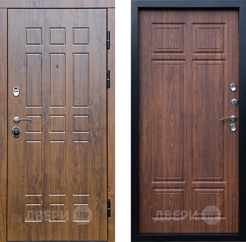 Входная металлическая Дверь Престиж Стандарт Премиум Орех темный в Фрязино