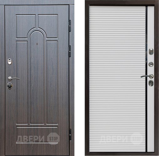 Входная металлическая Дверь Престиж Арка Porte Белый в Фрязино