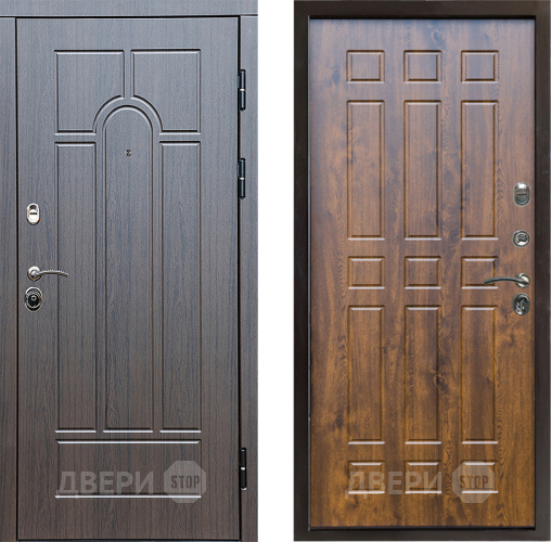 Входная металлическая Дверь Престиж Арка Спарта Дуб в Фрязино