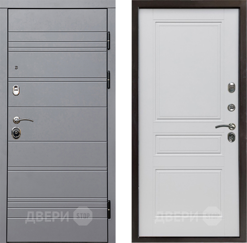 Дверь Престиж Линия Грэй Классика Белый матовый в Фрязино