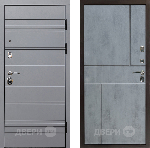 Дверь Престиж Линия Грэй Горизонт Бетон темный в Фрязино
