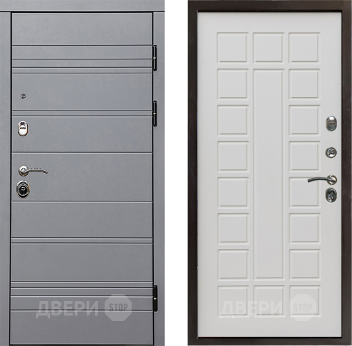 Входная металлическая Дверь Престиж Линия Грэй Престиж Бежевый мат в Фрязино