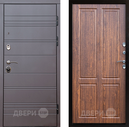 Входная металлическая Дверь Престиж Линия Браун Премиум Орех светлый в Фрязино