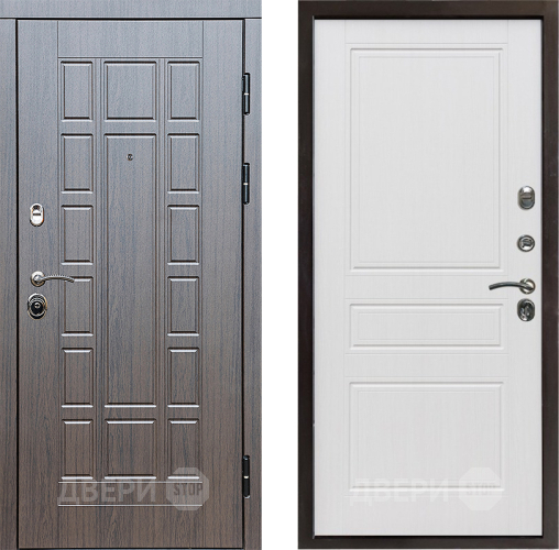 Входная металлическая Дверь Престиж Престиж Классика Белое дерево в Фрязино