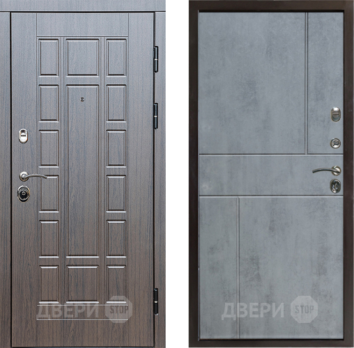 Входная металлическая Дверь Престиж Престиж Горизонт Бетон темный в Фрязино