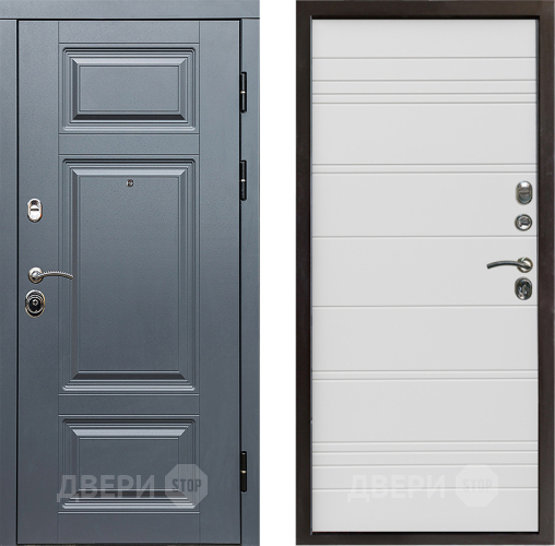 Входная металлическая Дверь Престиж Премиум Line Белый в Фрязино