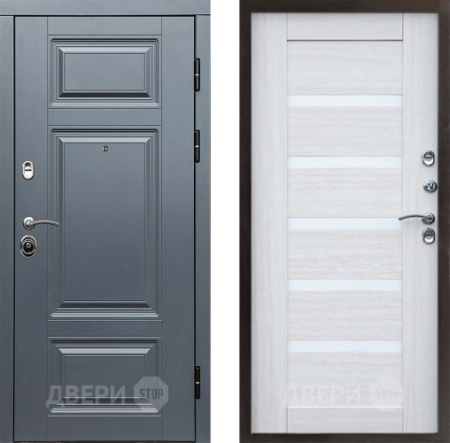 Входная металлическая Дверь Престиж Премиум Царга Лиственница белая в Фрязино