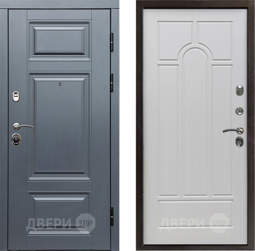 Входная металлическая Дверь Престиж Премиум Арка Лиственница белая в Фрязино