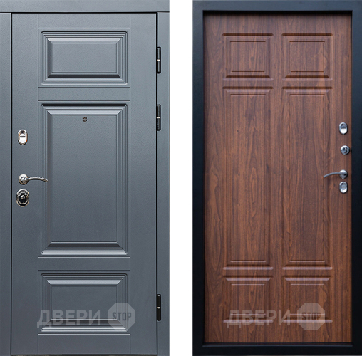 Входная металлическая Дверь Престиж Премиум Премиум Орех темный в Фрязино