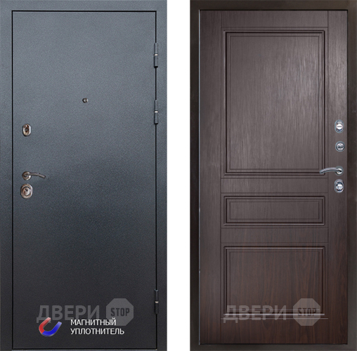 Входная металлическая Дверь Престиж Графит Классика Венге в Фрязино