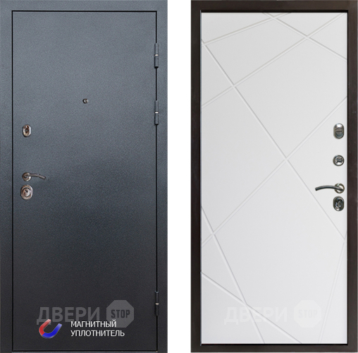 Дверь Престиж Графит Лучи Бетон белый в Фрязино