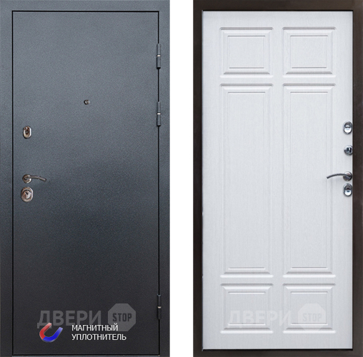 Входная металлическая Дверь Престиж Графит Премиум Лиственница белая в Фрязино