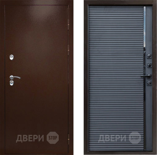 Дверь Престиж TERMO с терморазрывом Снегирь Медь Porte Черный кварц в Фрязино