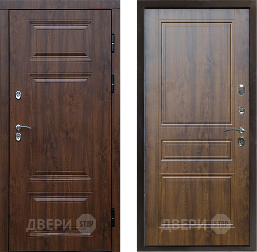 Входная металлическая Дверь Престиж TERMO с терморазрывом Премиум Орех Классика Дуб в Фрязино