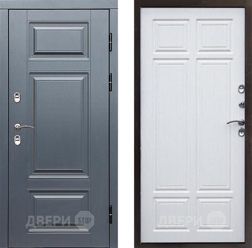 Входная металлическая Дверь Престиж TERMO с терморазрывом Премиум Грэй Премиум Лиственница белая в Фрязино