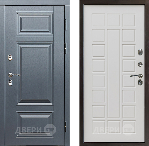 Входная металлическая Дверь Престиж TERMO с терморазрывом Премиум Грэй Престиж Бежевый мат в Фрязино