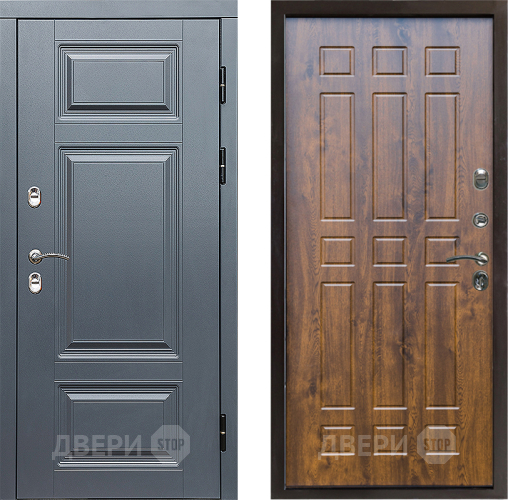 Дверь Престиж TERMO с терморазрывом Премиум Грэй Спарта Дуб в Фрязино