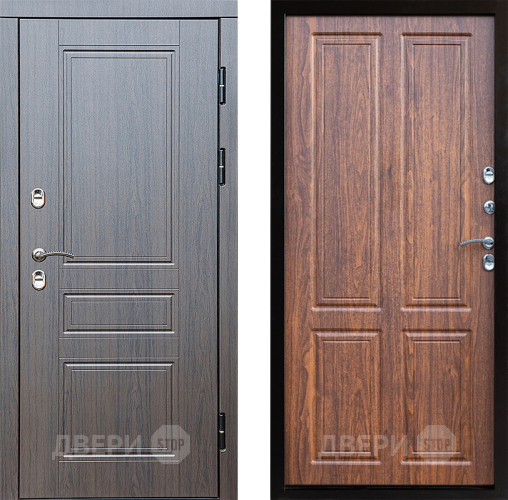 Входная металлическая Дверь Престиж TERMO с терморазрывом Классика Премиум Орех светлый в Фрязино