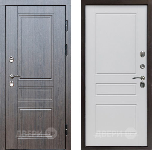 Входная металлическая Дверь Престиж TERMO с терморазрывом Классика Классика Белый матовый в Фрязино