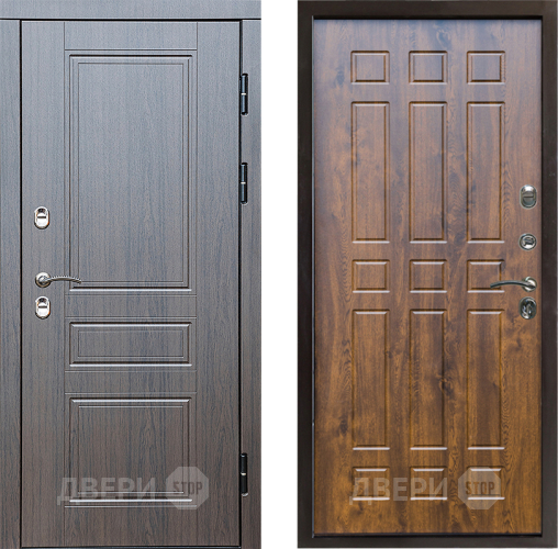 Входная металлическая Дверь Престиж TERMO с терморазрывом Классика Спарта Дуб в Фрязино