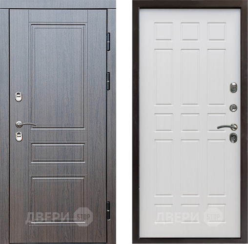 Входная металлическая Дверь Престиж TERMO с терморазрывом Классика Спарта Лиственница белая в Фрязино