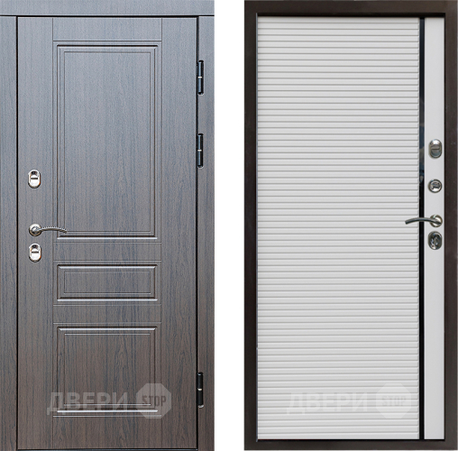 Входная металлическая Дверь Престиж TERMO с терморазрывом Классика Porte Белый в Фрязино