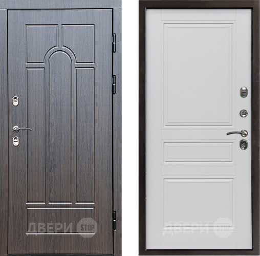 Дверь Престиж TERMO с терморазрывом Арка Классика Белый матовый в Фрязино