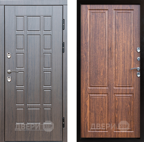 Входная металлическая Дверь Престиж TERMO с терморазрывом Престиж Премиум Орех светлый в Фрязино