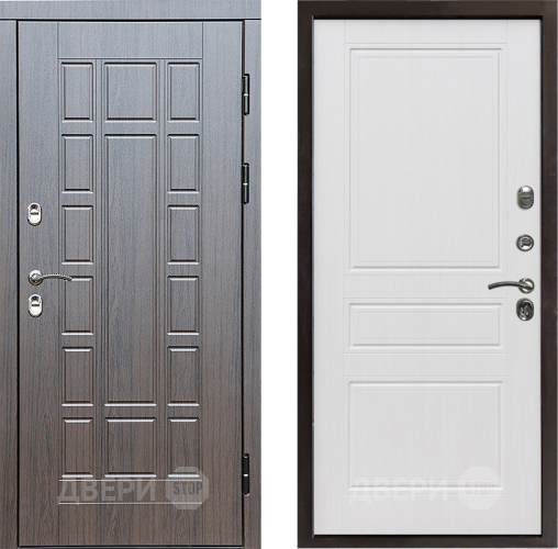 Входная металлическая Дверь Престиж TERMO с терморазрывом Престиж Классика Белое дерево в Фрязино