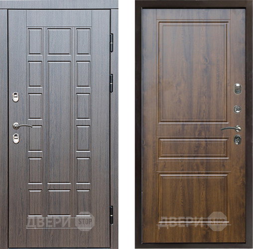 Входная металлическая Дверь Престиж TERMO с терморазрывом Престиж Классика Дуб в Фрязино