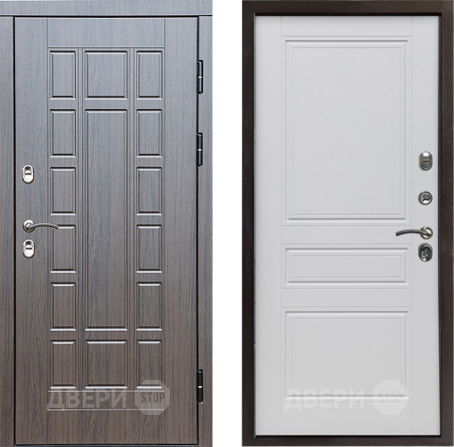 Входная металлическая Дверь Престиж TERMO с терморазрывом Престиж Классика Белый матовый в Фрязино