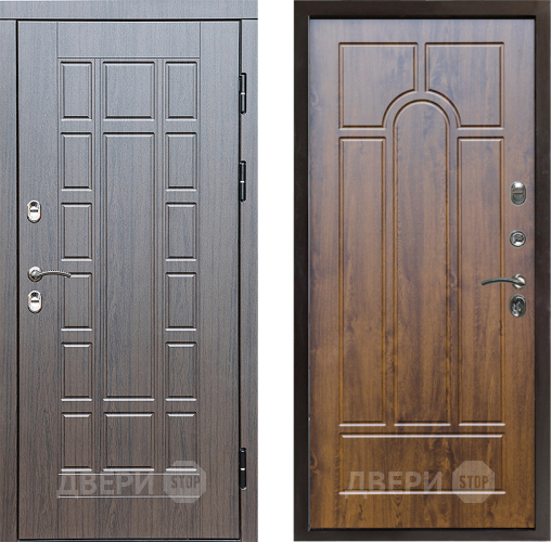 Входная металлическая Дверь Престиж TERMO с терморазрывом Престиж Арка Дуб в Фрязино