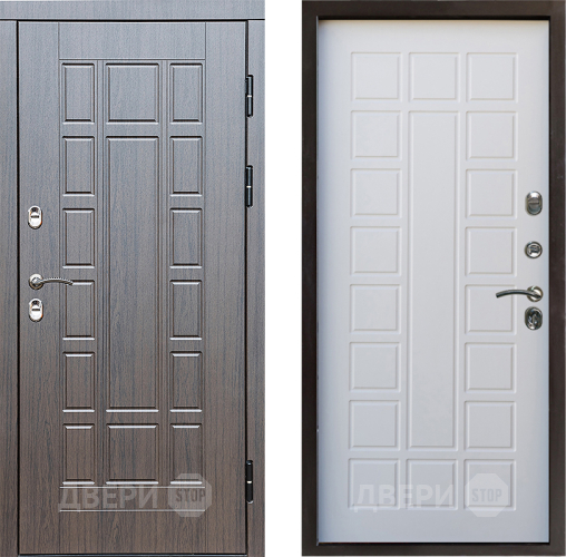 Входная металлическая Дверь Престиж TERMO с терморазрывом Престиж Престиж Белое дерево в Фрязино