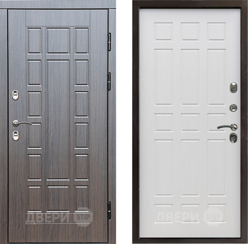 Входная металлическая Дверь Престиж TERMO с терморазрывом Престиж Спарта Лиственница белая в Фрязино