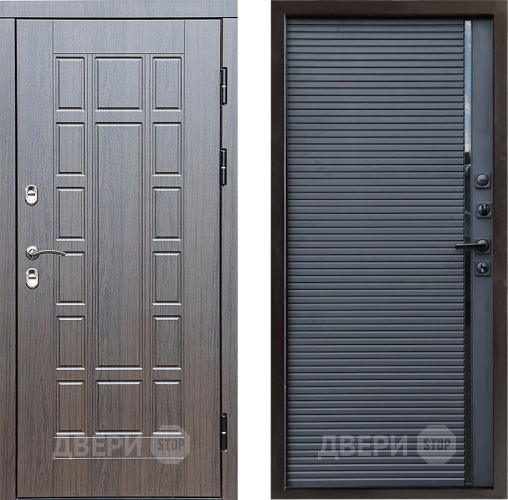 Входная металлическая Дверь Престиж TERMO с терморазрывом Престиж Porte Черный кварц в Фрязино