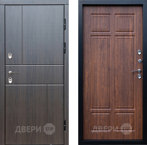 Входная металлическая Дверь Престиж TERMO с терморазрывом Горизонт Венге Премиум Орех темный в Фрязино