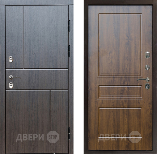 Входная металлическая Дверь Престиж TERMO с терморазрывом Горизонт Венге Классика Дуб в Фрязино